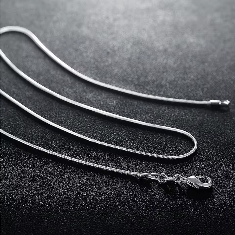 925 Sterling Silver Snake Chain Necklace - Picture 4 of 12